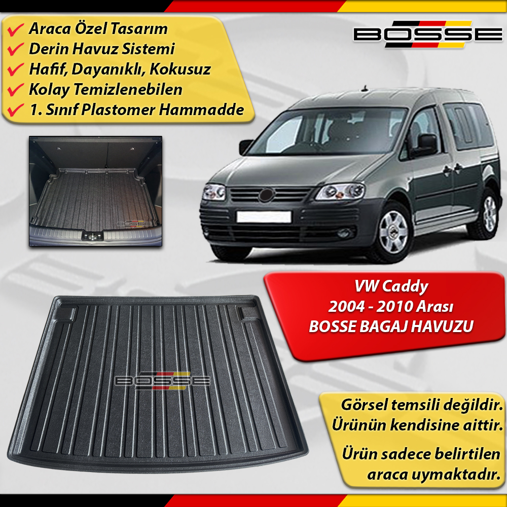 VW Caddy Bagaj Havuzu Combi 2004 2010 Arası BOSSE