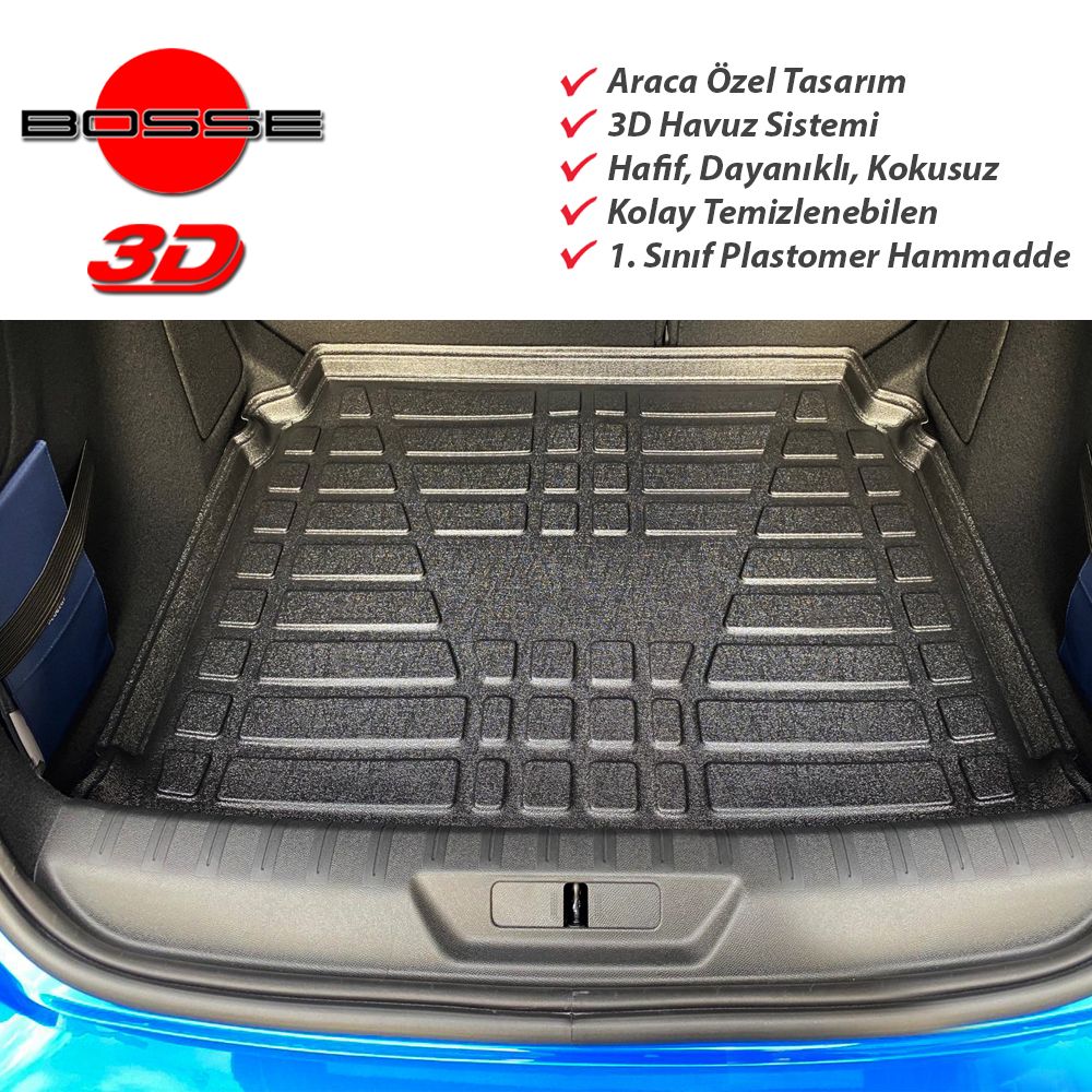 Skoda Yeti Bagaj Havuzu Kalın Stepne 2010 2019 Arası BOSSE
