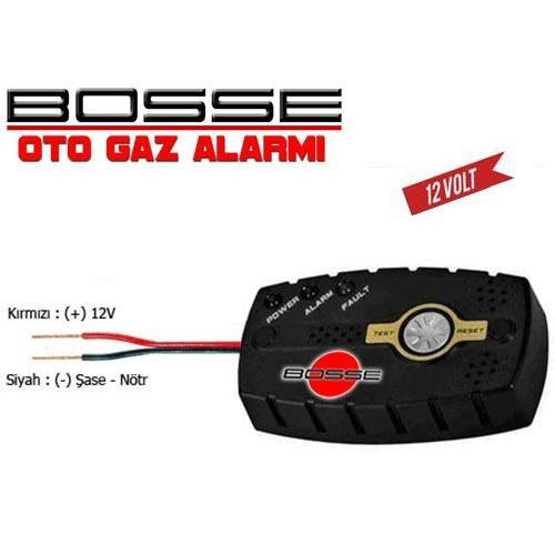 Oto Karavan Gaz Alarmı LPG Alarm BOSSE NT00018