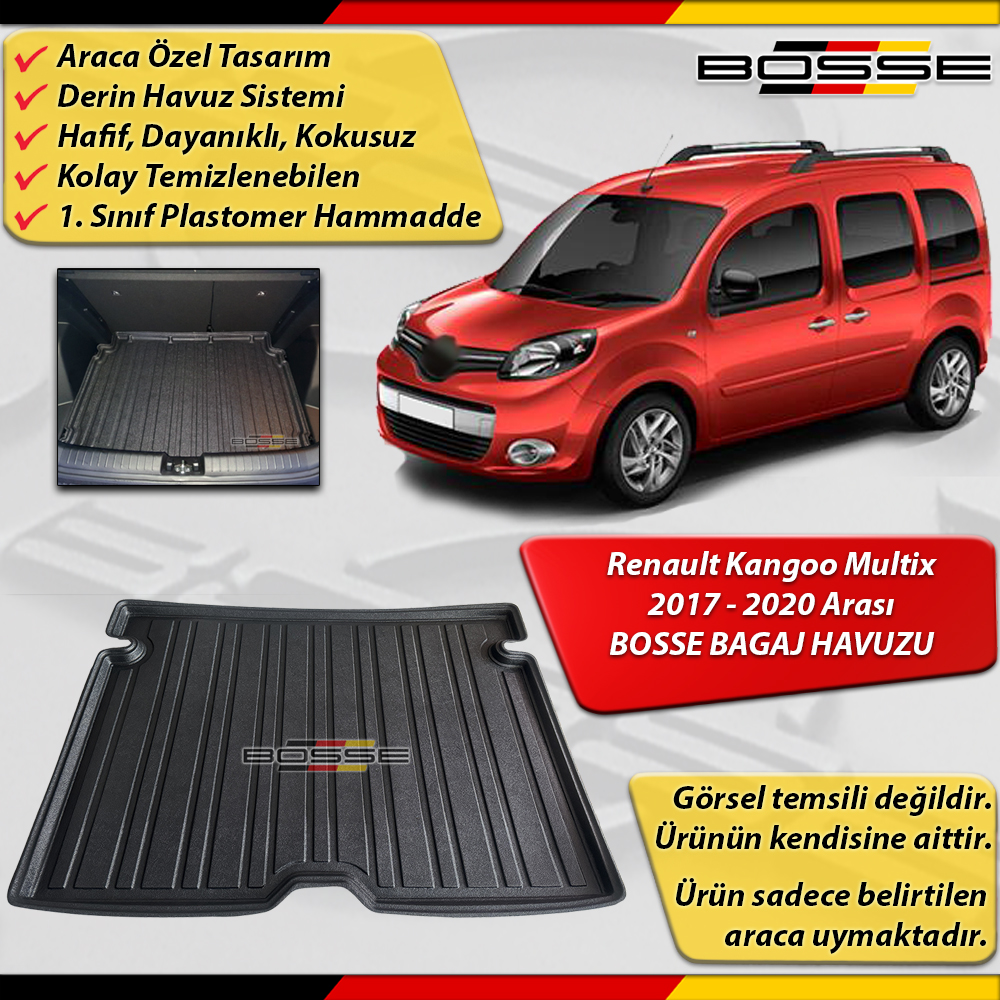 Renault Kangoo Bagaj Havuzu Combi Multix 2017 2020 Arası BOSSE