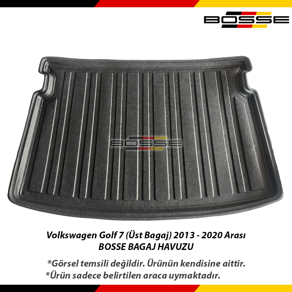 VW Golf 7 Bagaj Havuzu ÜST BAGAJ için 2013 2020 Arası BOSSE