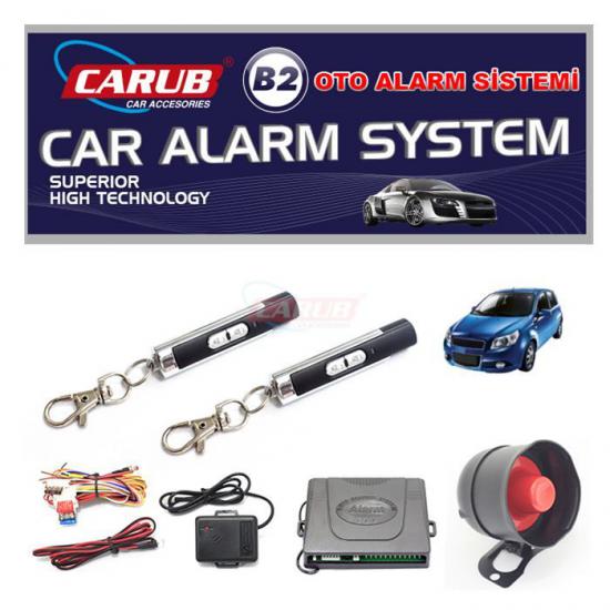 Oto Alarmı 2 Yıl garantili 12 Volt Kalem Tip Kumandalı