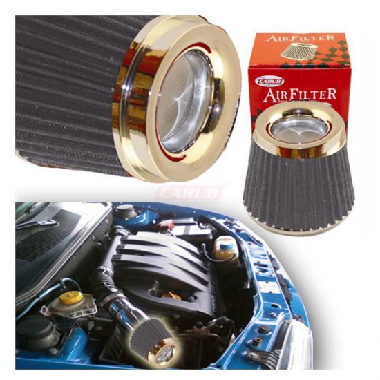 Oto Hava Filtresi Tuning 2 Aparat Krom Gri