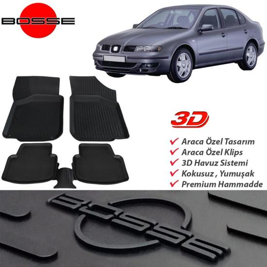 Seat Toledo Paspas 3D Havuzlu 1999 2004 BOSSE Paspas