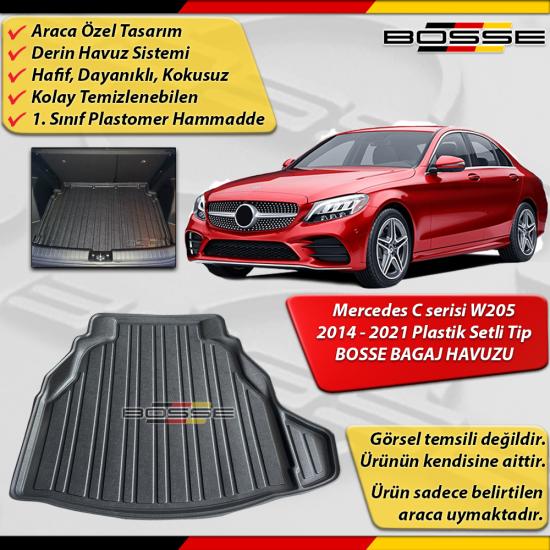 Mercedes C Serisi Bagaj Havuzu W205 2014 2021 (Plastik Bölmeli Bagaj İçin) BOSSE