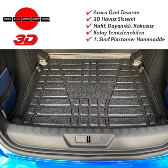 Toyota C-HR Bagaj Havuzu CHR Stepneli Tip 2016 Sonrası BOSSE