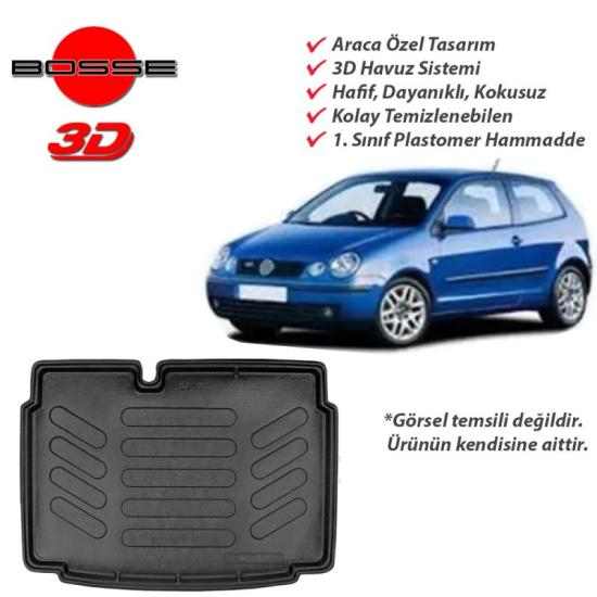 VW Polo Bagaj Havuzu 2002 2009 Arası BOSSE Bagaj Havuzu
