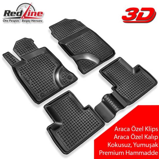 Audi A4 Paspas 3D Havuzlu Sedan 2016 2023 Arası Redline